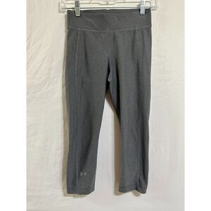 Under Armour Women's Heat Gear Compression Capri Leggings, Size S Yoga Cross-Fit